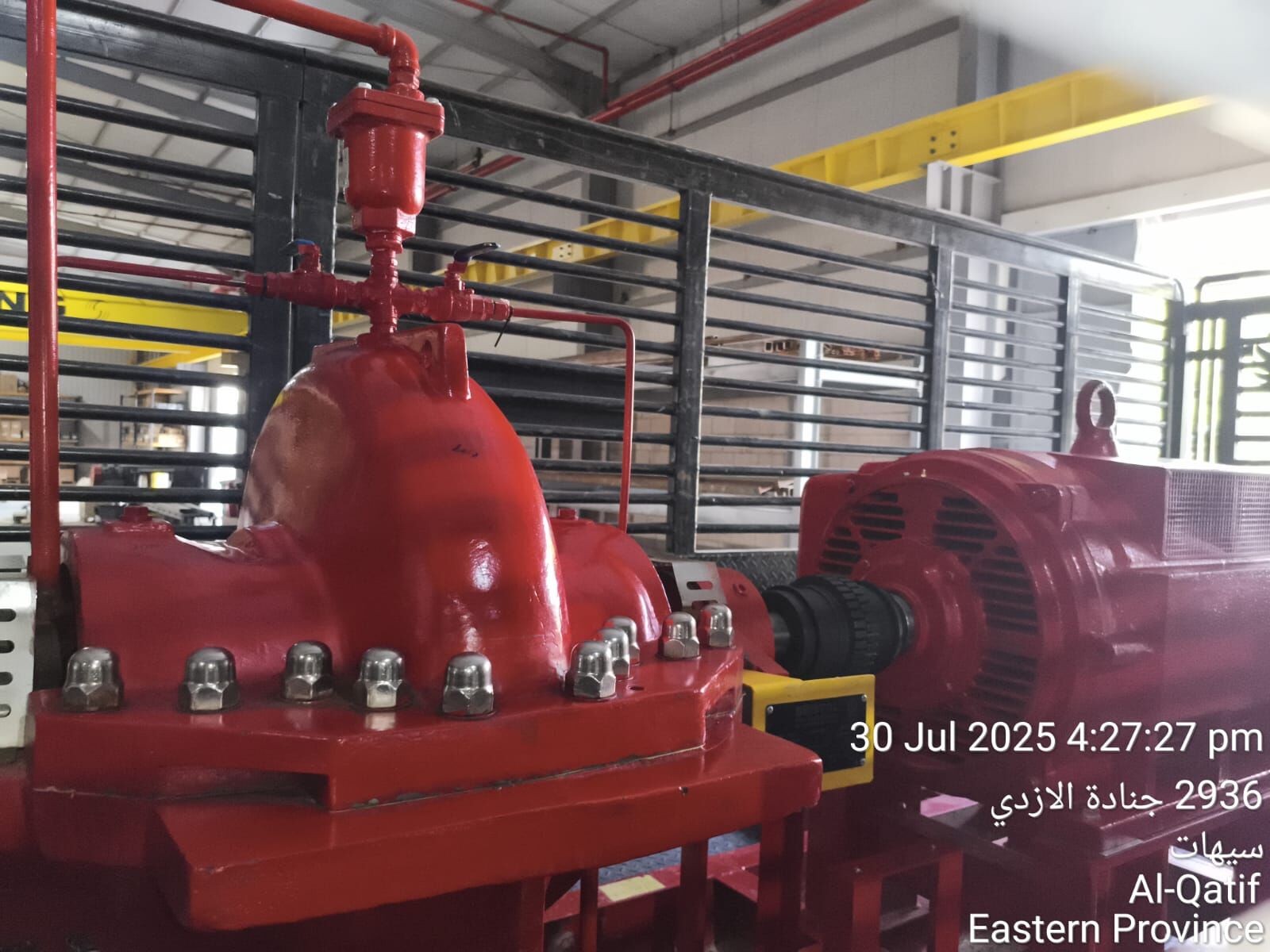 Submersible pumps & NaOH system ongoing