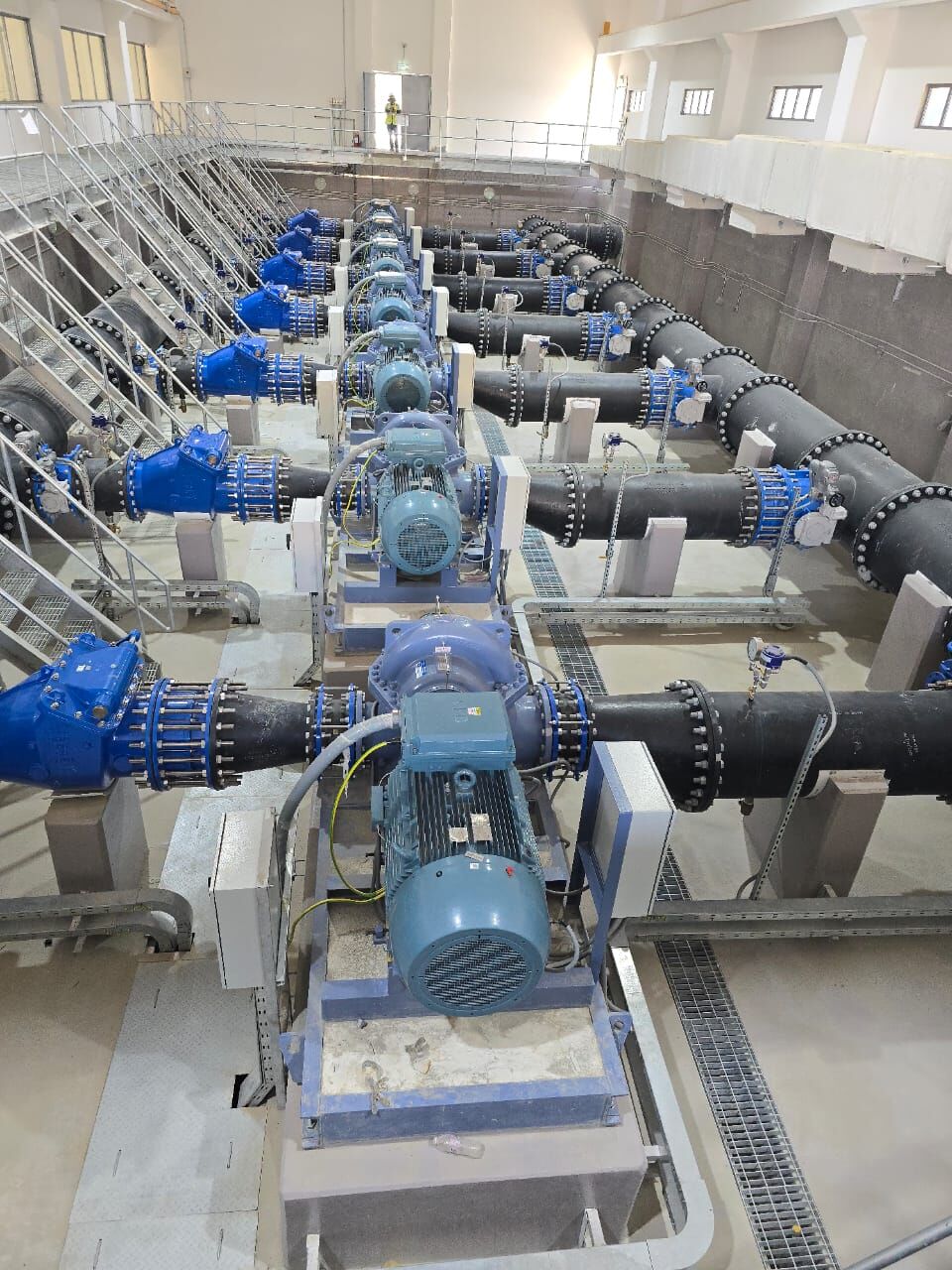 Horizontal split case pump sets for NWC